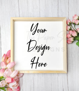 Farmhouse Sign on White Wood 12 x 12 sample photo 3